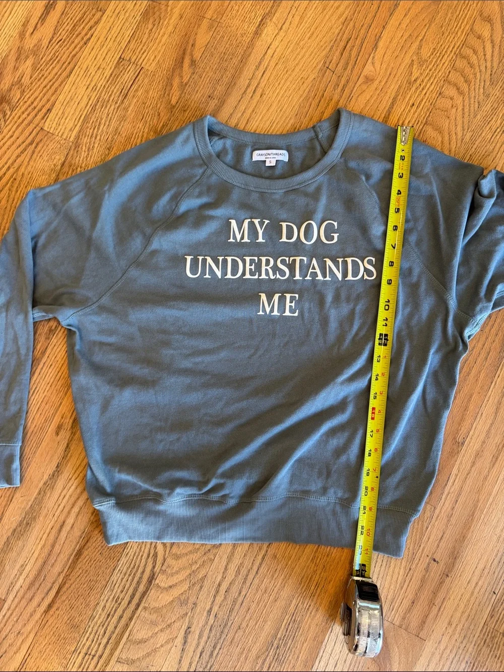 Grayson Threads Slate Blue Crewneck Sweatshirt - Picture 5 of 8